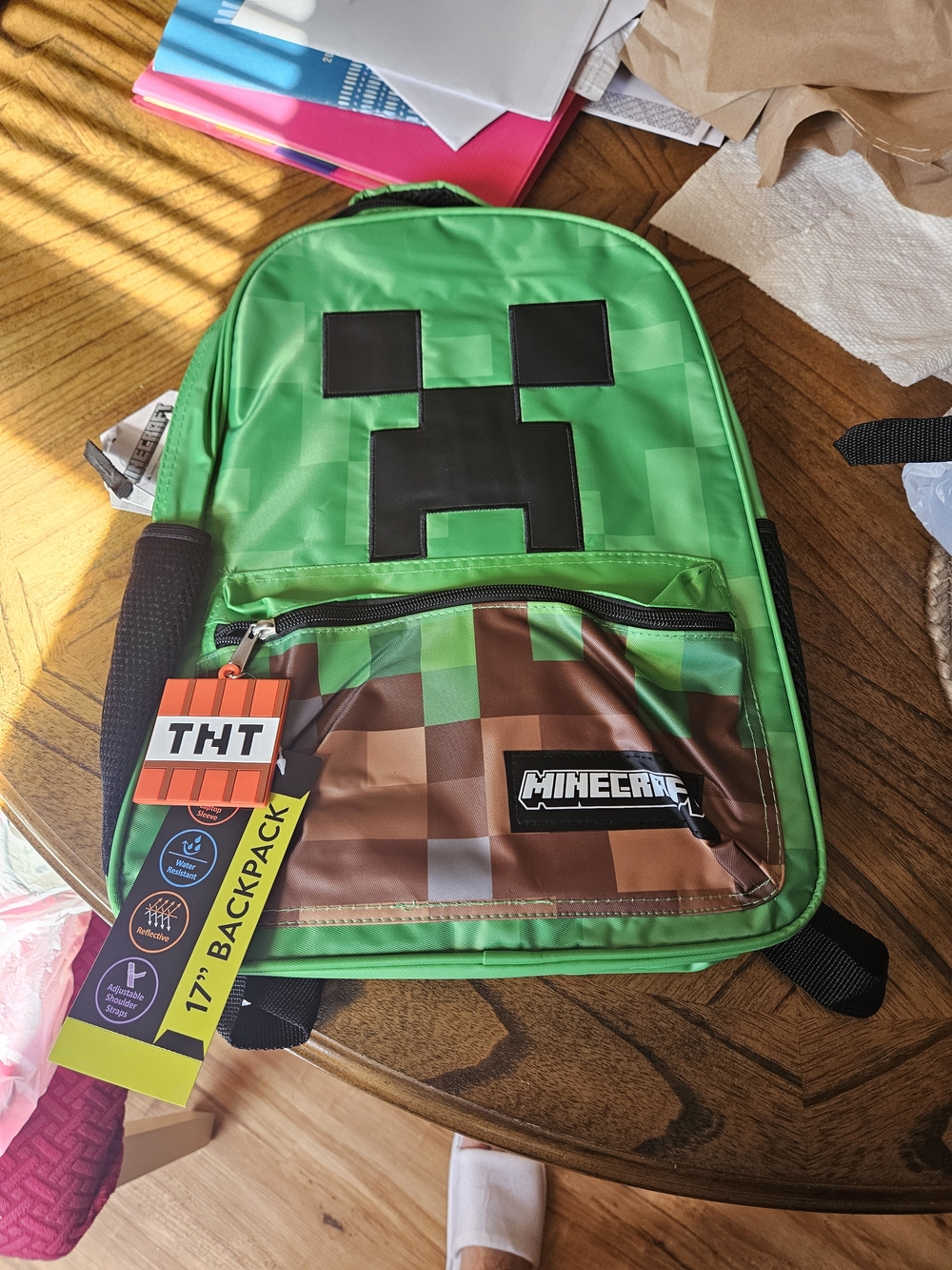 Creeper Green Kids Backpack - Official